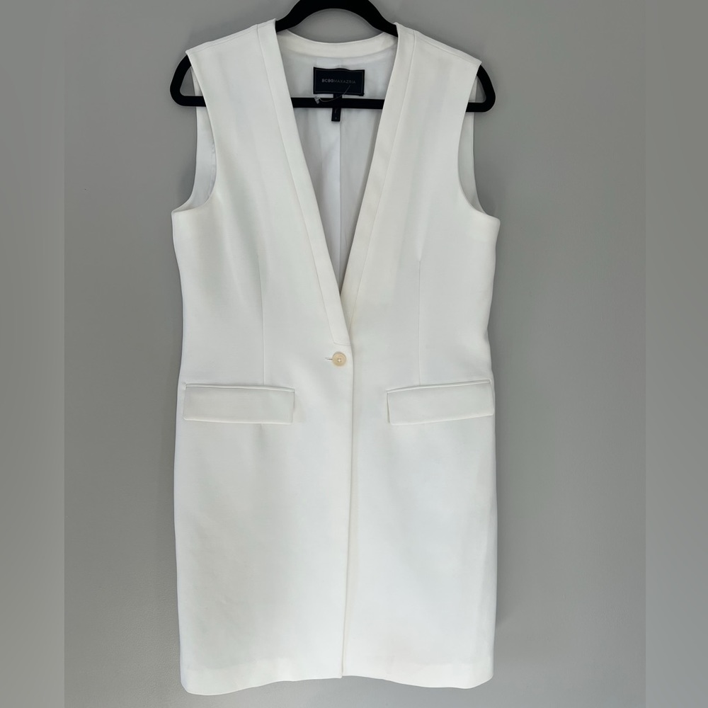 BCBGMaxAzria White Blazer Dress